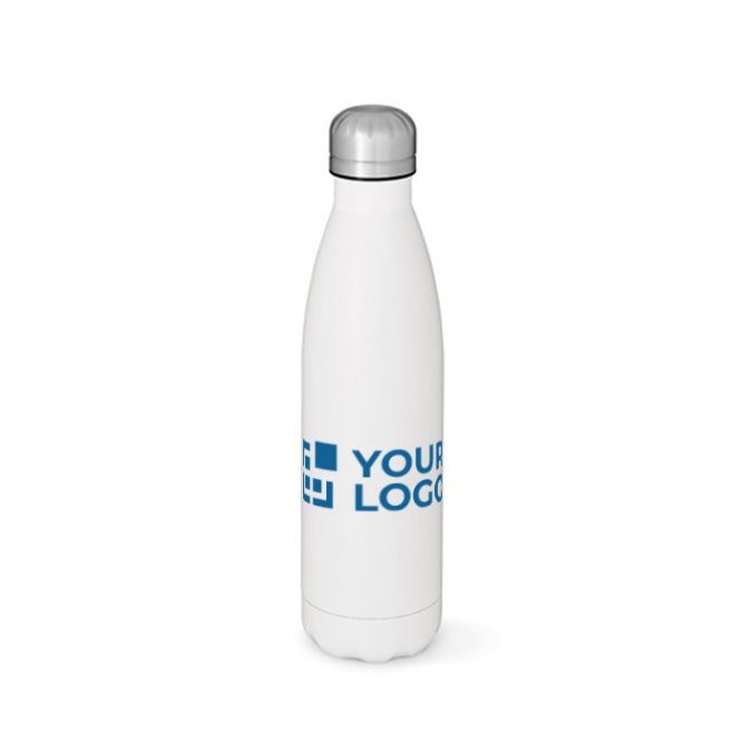Botella de acero inoxidable reciclado con tapón antigoteo 500ml vista principal