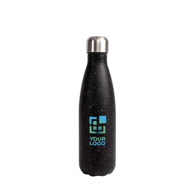 Botella de acero de doble pared con diseño de efecto splash 500ml