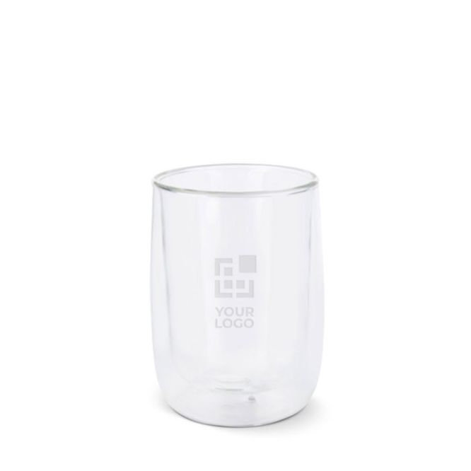 Vaso de cristal para el café de doble pared con capacidad de 320ml