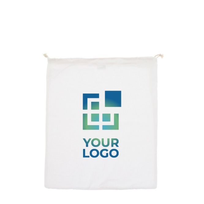 Bolsa reutilizable de algodón para frutas y verduras 40x45 cm