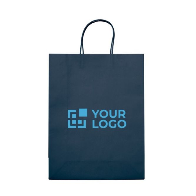 Bolsa de papel kraft de colores grande para regalo 120 g/m2