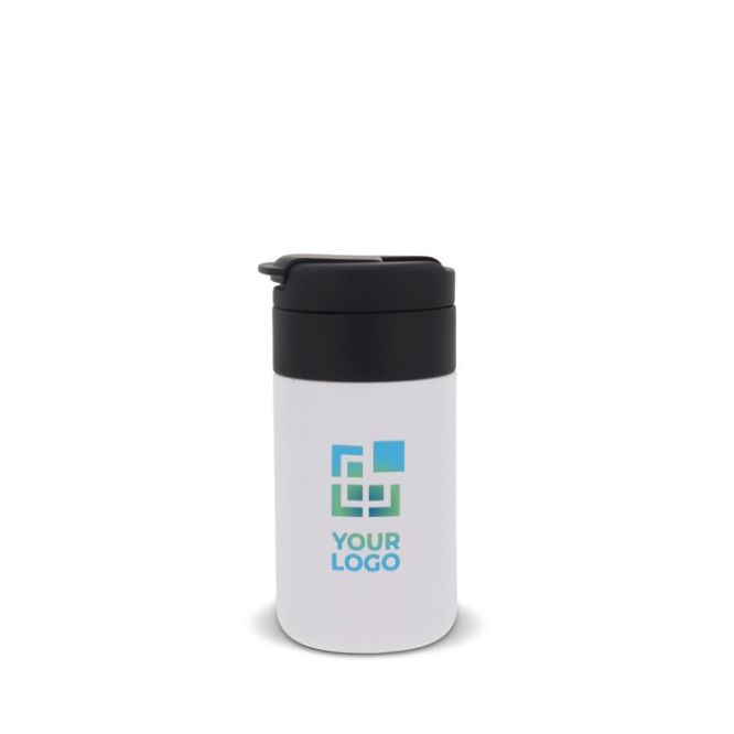 Botella térmica de doble pared con tapa abatible 250ml