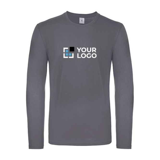 Camiseta de algodón de manga larga para hombre 145 g/m2 B&C
