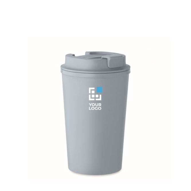 Vaso de doble pared hecho de maíz con capacidad de 350ml