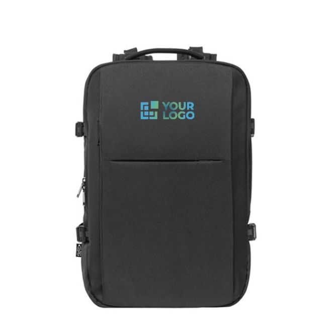 Mochila de viaje de poliéster reciclado denso para portátil 17,3