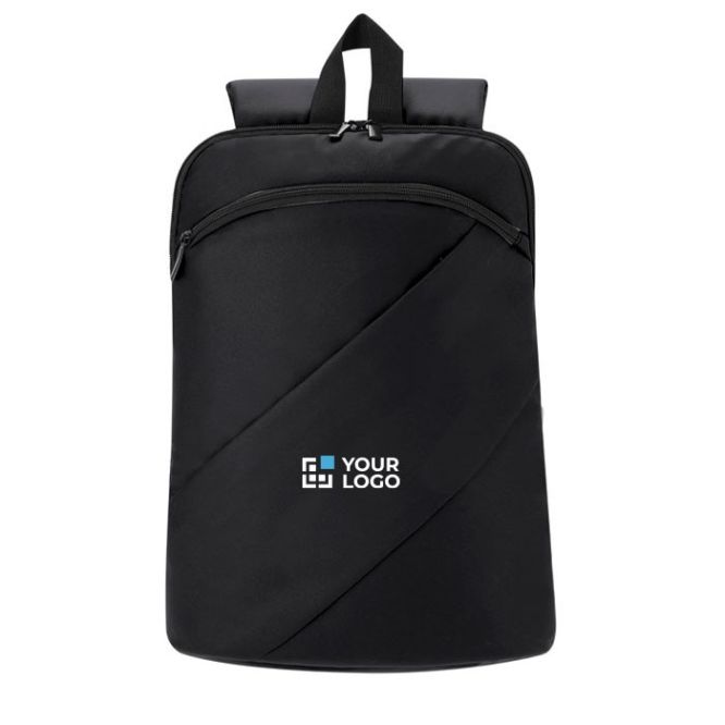 Mochila de PU para portátil con 2 bolsillos frontales invisibles 15'' vista principal