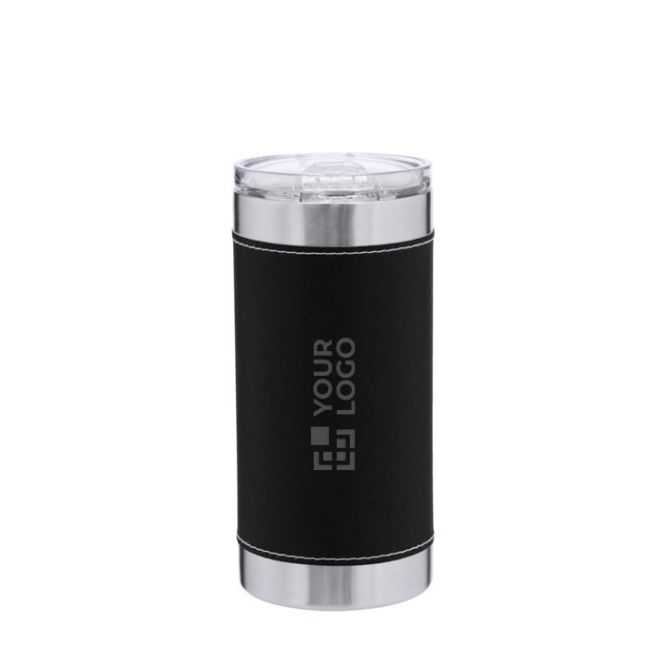 Vaso térmico de acero inoxidable con banda de PU a color 530ml