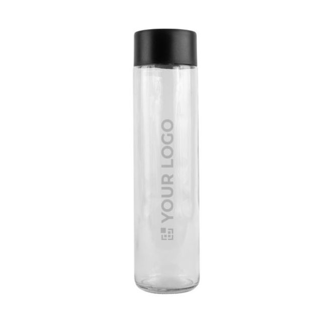 Botella de cristal con tapón de plástico reciclado 750ml