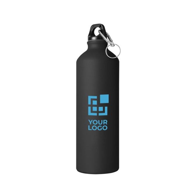 Botellas de aluminio personalizadas grandes 750ml Cruiser XL Matt color negro vista principal