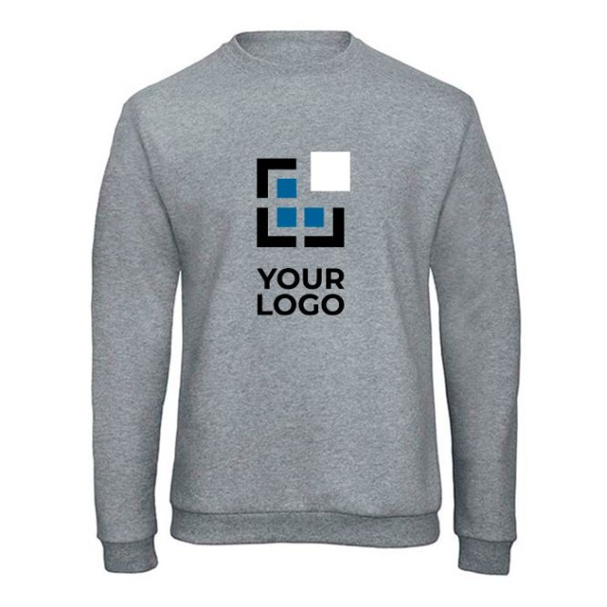 Sudadera de algodón y poliéster con cuello caja 270 g/m2 B&C 