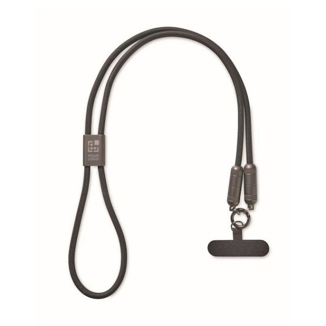 Lanyard para colgar el móvil con cable de carga incluido 60 W