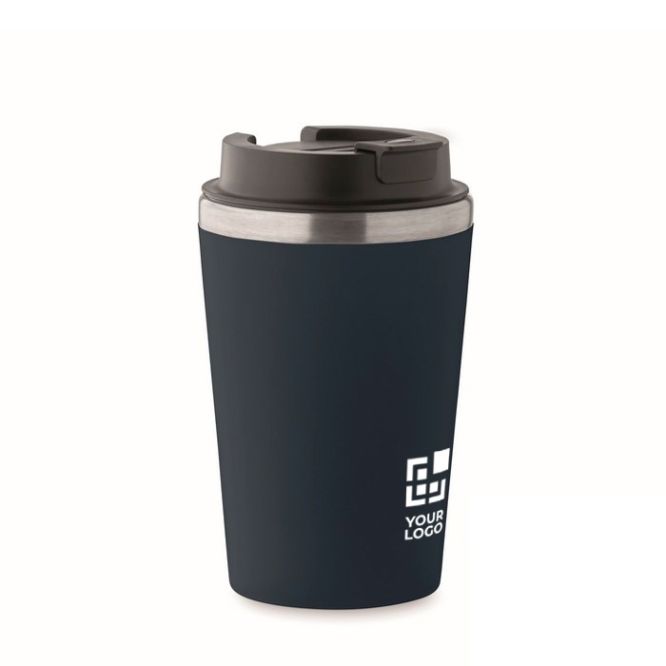 Vaso doble pared con revestimiento de cerámica en el interior 350ml
