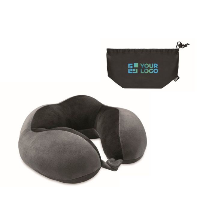Almohada de viaje de espuma con diseño para dar soporte al cuello