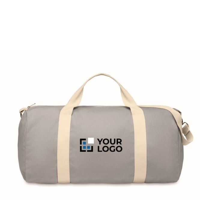 Bolsa de tejido reciclado con doble asa ajustable y desmontable