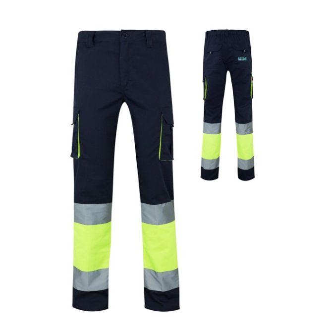 Pantalón de trabajo en tallaje grande multibolsillos 240 g/m2 