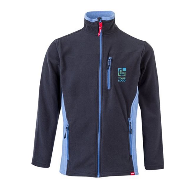 Chaqueta polar para trabajar de poliéster con bolsillos 220 g/m2 