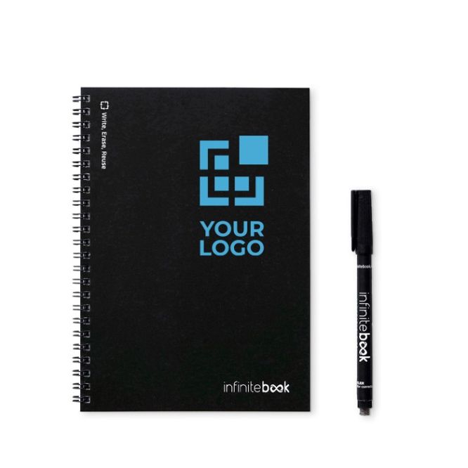 Libreta infinita con tapa flexible y rotulador A5 hojas a rayas