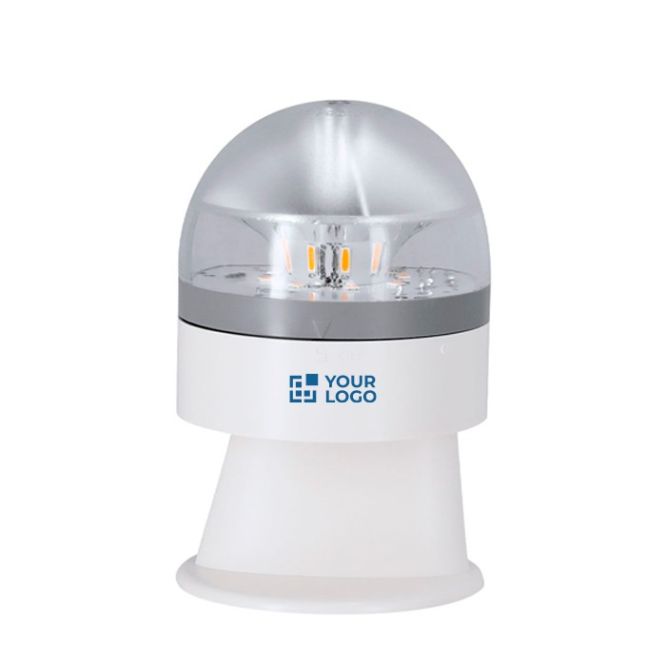 Luz de emergencia con geolocalizador con base de fijación magnética