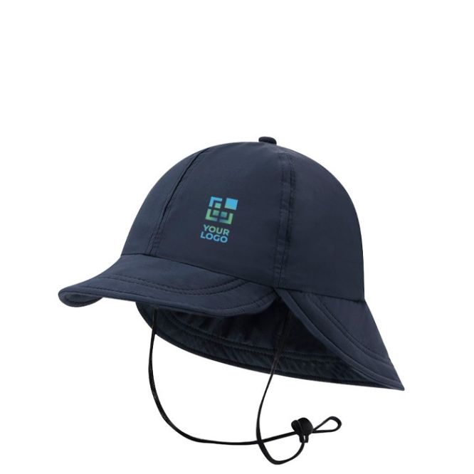 Sombrero estilo pescador con gran solapa trasera para proteger del sol