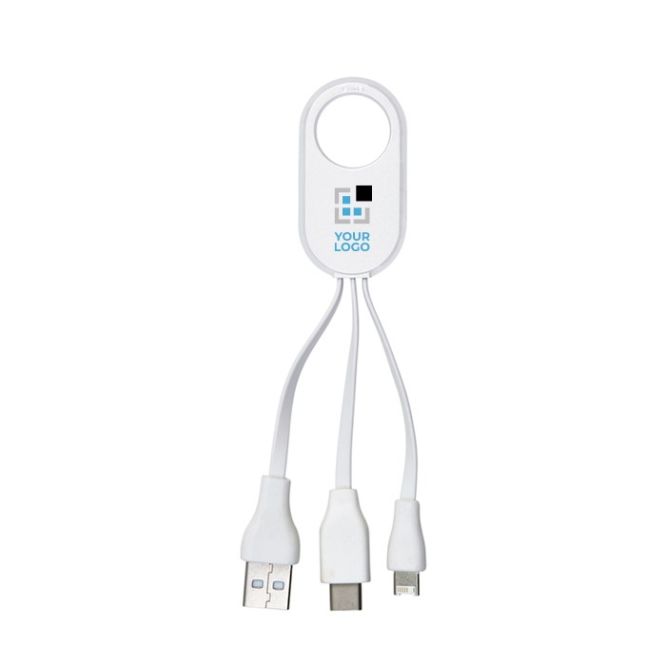 Set de cables de carga para personalizar con cables cortos de 5.5cm