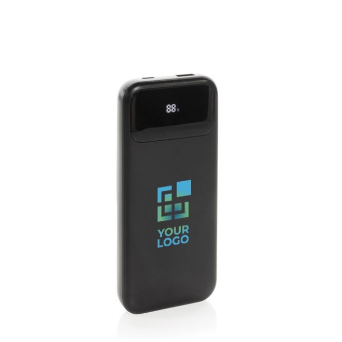 Powerbank con cables integrados pantalla digital 10.000 mAh