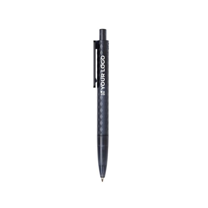 Bolígrafo ecológico con diseño geométrico tinta azul Dokumental®