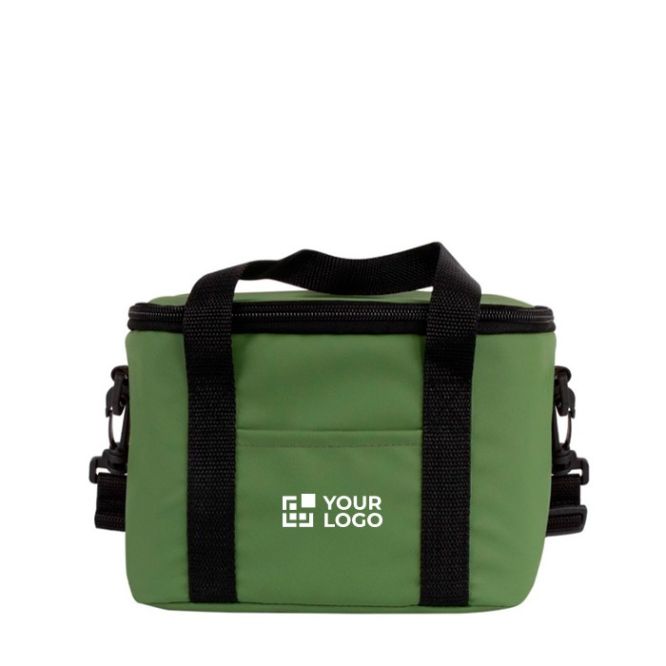 Bolsa nevera personal de cuero sintético y doble asa ajustable