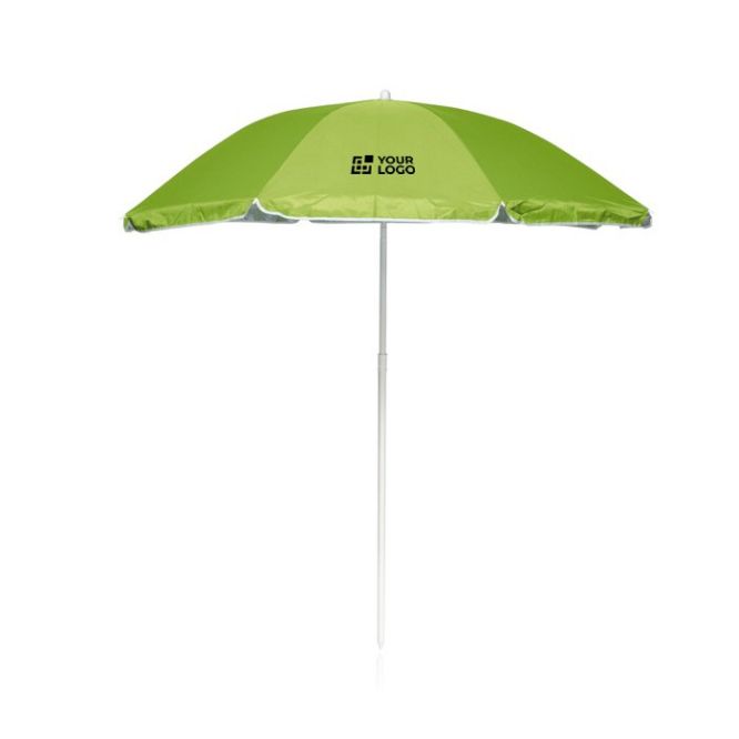Sombrilla de playa de poliéster 170T con protección UV Ø180 de colores