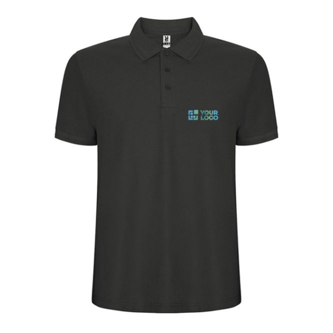 Polo de manga corta en punto piqué 220 g/m2 Roly Direct Pegaso Premium 