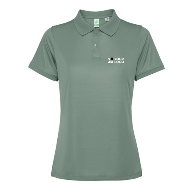Polo técnico para mujer de poliéster reciclado 125 g/2 Roly Direct Tormo 