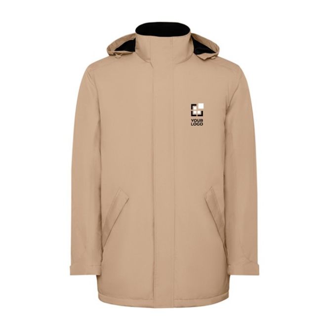 Parka de poliéster reciclado impermeable 400 g/m2 Roly Direct America 