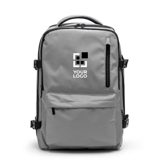 Mochila de viaje de poliéster reciclado resistente al agua PC 16