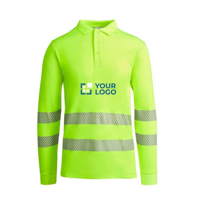Polo laboral técnico de manga larga 170 g/m2 Roly Atrio LS 