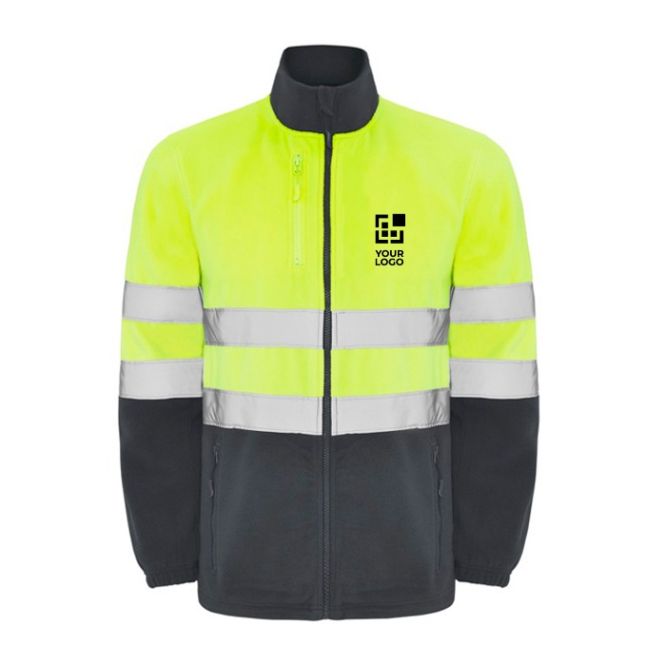Chaqueta polar laboral de alta visibilidad 300 g/m2 Roly Altair 