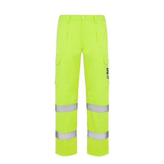 Pantalón laboral de alta visibilidad 235 g/m2 Roly Alfa 