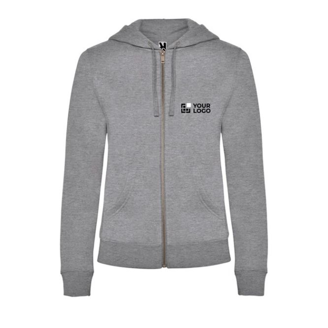 Sudadera para mujer de algodón y poliéster 280 g/m2 Roly Direct Veleta 