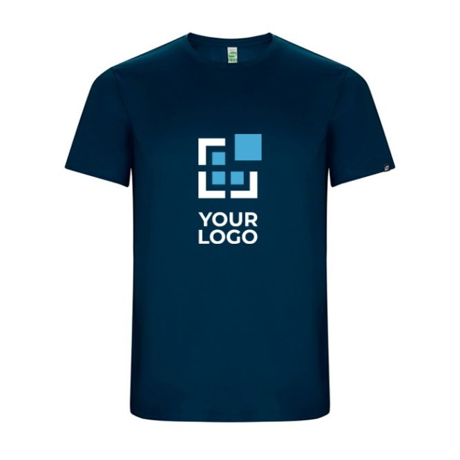 Camiseta técnica en manga corta de tejidos reciclados 135 g/m2 Roly Direct Imola 