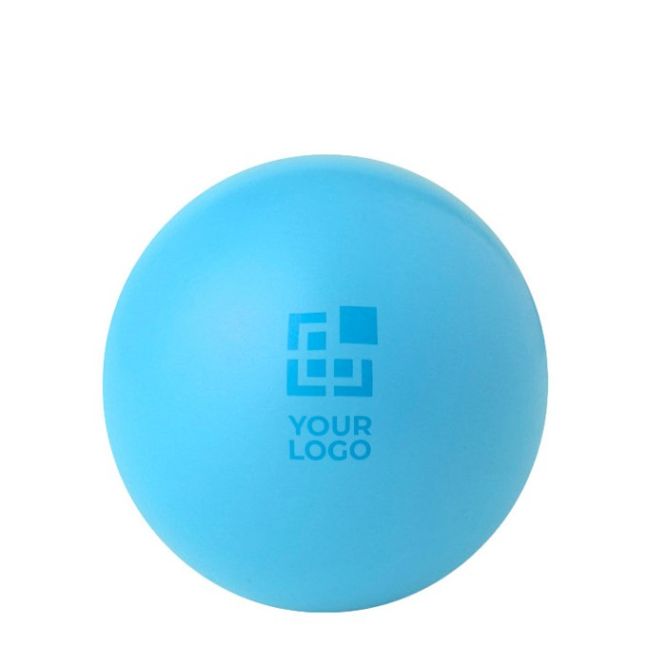 Pelota antiestrés de PU brillante en varios colores para personalizar