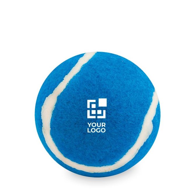 Clásica pelota para mascotas de goma forrada de material suave