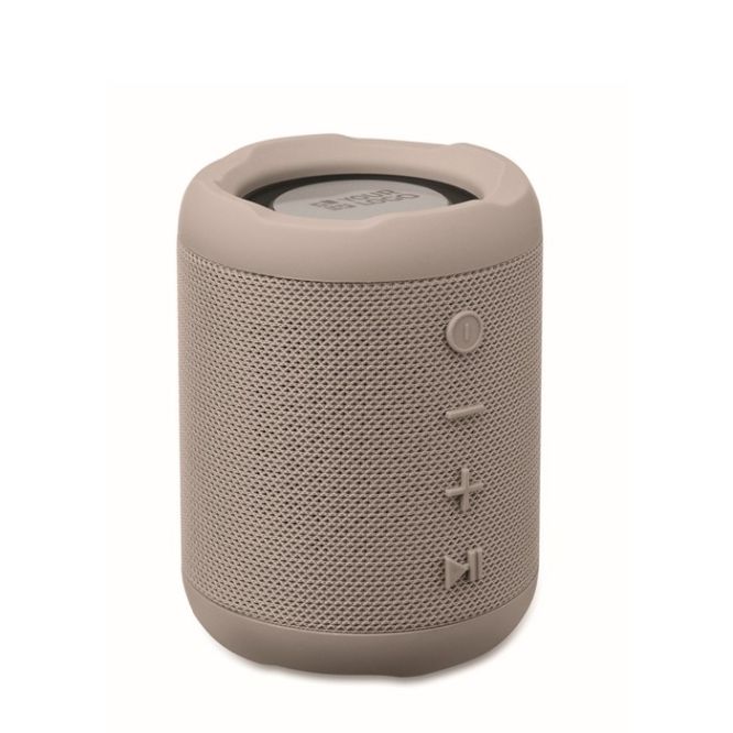 Pequeño altavoz inalámbrico de tejido RPET de 3hs de reproducción