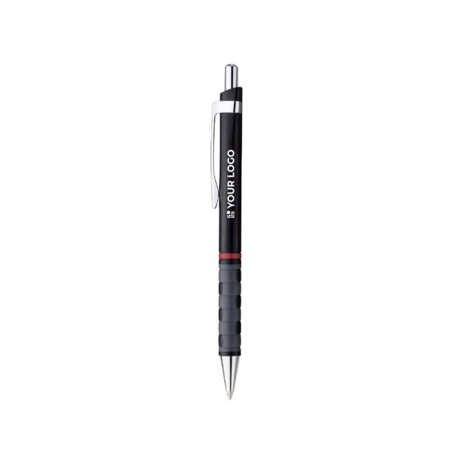 Bolígrafo rotring de plástico con antideslizante de goma tinta azul