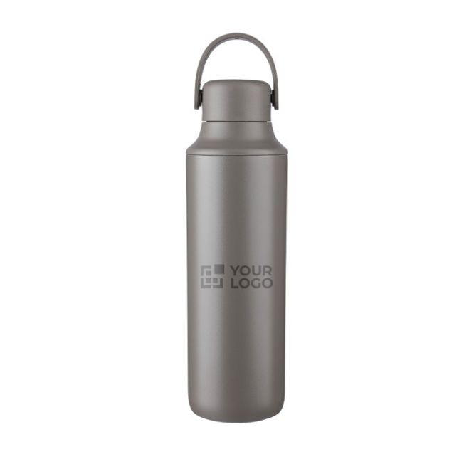 Botella de acero inoxidable con doble tipo de tapa 500ml