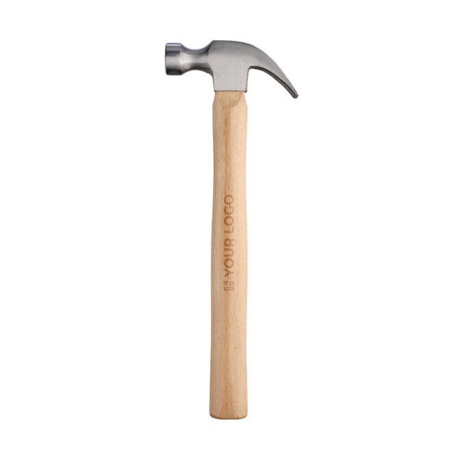Martillo con cuerpo hecho de madera de haya y cabeza de acero