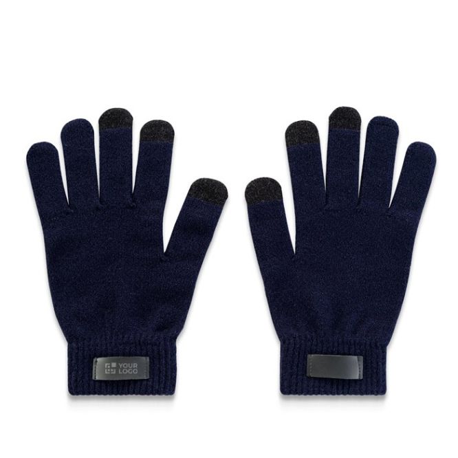 Guantes de poliéster reciclado rPET con puntas táctiles de móvil