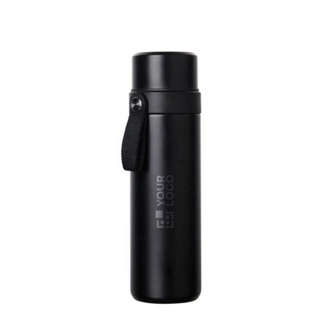 Termo en acero inoxidable reciclado con asa de transporte 750ml