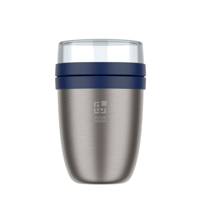 Fiambrera térmica con doble compartimento separado 700ml Mepal Ellipse 2.0