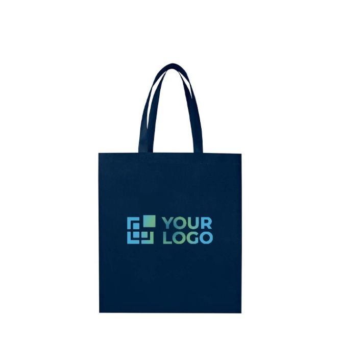 Bolsa para la compra non woven reciclada y duradera con fuelle vista principal