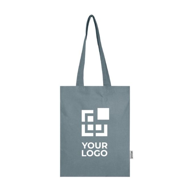 Bolsa de la compra de algodón reciclado y RPET 7L 140 g/m2