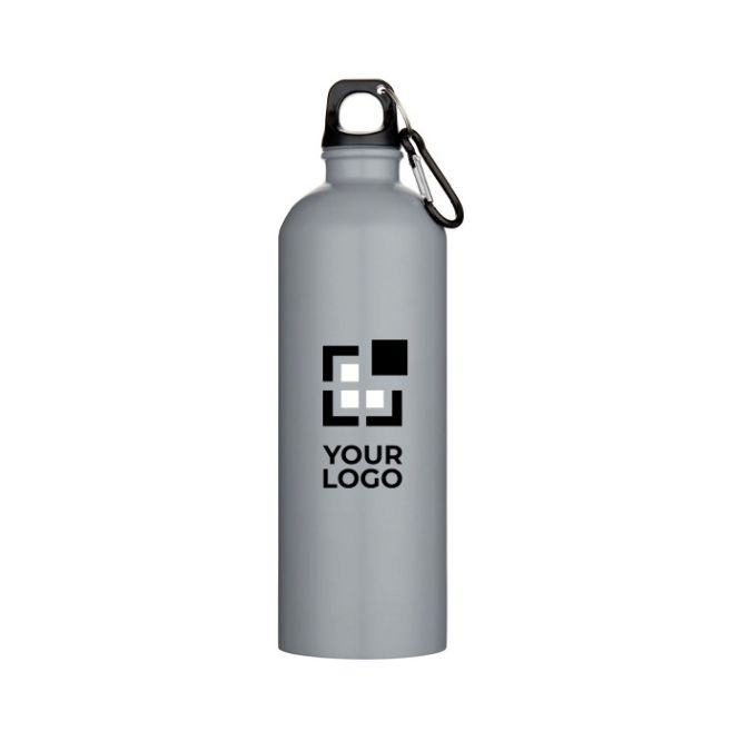 Botella de acero inoxidable reciclado mate con mosquetón 750ml
