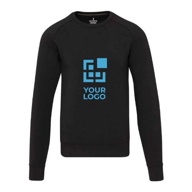 Jersey unisex de cuello redondo con tejido interlock 350 g/m2 Elevate Life 
